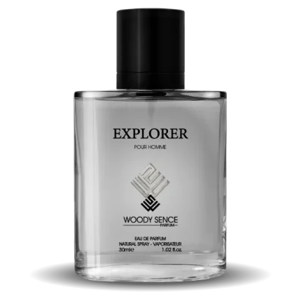 عطر جیبی مردانه وودی سنس مدل Explorer
