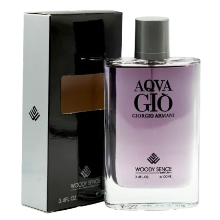 ادو پرفیوم عطر ادکلن مردانه وودی سنس مدل آکوا جیو AQVA GIO