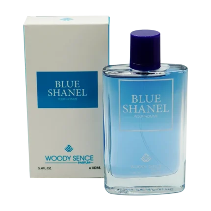ادو پرفیوم مردانه وودی سنس مدل بلو شنل Blue Shanel